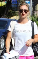 KALEY CUOCO Arrives at Power Yoga Class in Studio City 09/26/2016