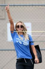KALEY CUOCO at Jimmy Kimmel Live in Hollywood 09/12/2016