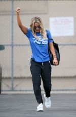 KALEY CUOCO at Jimmy Kimmel Live in Hollywood 09/12/2016