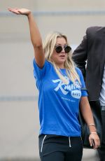 KALEY CUOCO at Jimmy Kimmel Live in Hollywood 09/12/2016
