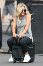 KALEY CUOCO at Jimmy Kimmel Live in Hollywood 09/12/2016