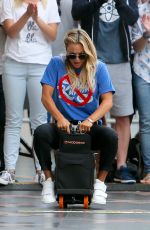 KALEY CUOCO at Jimmy Kimmel Live in Hollywood 09/12/2016