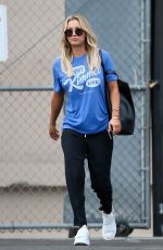 KALEY CUOCO at Jimmy Kimmel Live in Hollywood 09/12/2016