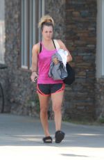 KALEY CUOCO Leaves Yoga Class in Studio City 09/15/2016