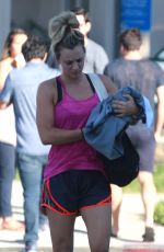 KALEY CUOCO Leaves Yoga Class in Studio City 09/15/2016