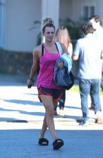 KALEY CUOCO Leaves Yoga Class in Studio City 09/15/2016
