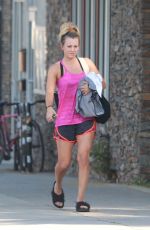 KALEY CUOCO Leaves Yoga Class in Studio City 09/15/2016