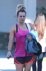 KALEY CUOCO Leaves Yoga Class in Studio City 09/15/2016