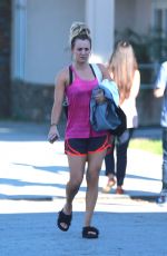 KALEY CUOCO Leaves Yoga Class in Studio City 09/15/2016