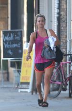 KALEY CUOCO Leaves Yoga Class in Studio City 09/15/2016
