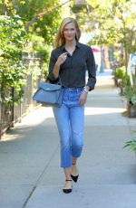 KARLIE KLOSS in Jeans Out in New York 09/13/2016
