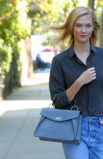 KARLIE KLOSS in Jeans Out in New York 09/13/2016