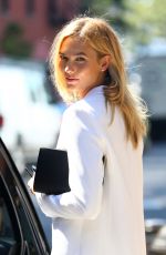KARLIE KLOSS Leaves Hugo Boss Fashion Show in New York 09/14/2016