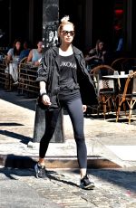 KAROLINA KURKOVA Out and About in New York 09/14/2016