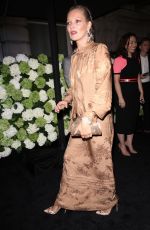 KATE MOSS at The Business of Fashion #bof500 Gala Dinner in London 09/19/2016