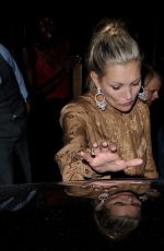 KATE MOSS Leave Chiltern Firehouse in London 09/20/2016