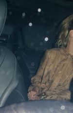 KATE MOSS Leave Chiltern Firehouse in London 09/20/2016