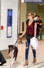 KATE UPTON at LAX Airport in Los Angeles 09/15/2016