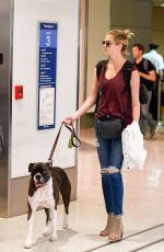 KATE UPTON at LAX Airport in Los Angeles 09/15/2016
