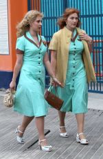 KATE WINSLET and JUNO TEMPLE on the Set of Woody Allen