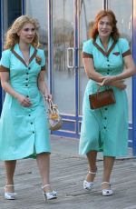KATE WINSLET and JUNO TEMPLE on the Set of Woody Allen