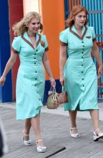 KATE WINSLET and JUNO TEMPLE on the Set of Woody Allen