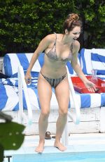 KATHARINE MCPHEE in Bikini at a Pool in Miami 09/24/2016