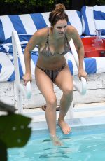 KATHARINE MCPHEE in Bikini at a Pool in Miami 09/24/2016