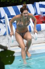 KATHARINE MCPHEE in Bikini at a Pool in Miami 09/24/2016