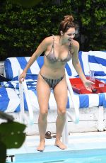 KATHARINE MCPHEE in Bikini at a Pool in Miami 09/24/2016