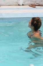 KATHARINE MCPHEE in Bikini at a Pool in Miami 09/24/2016