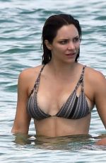 KATHARINE MCPHEE in Bikini on the Beach in Miami 09/23/2016