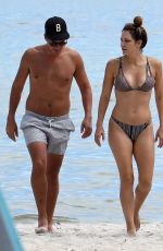 KATHARINE MCPHEE in Bikini on the Beach in Miami 09/23/2016