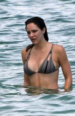KATHARINE MCPHEE in Bikini on the Beach in Miami 09/23/2016
