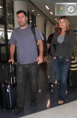 KATHY IRELAND at Los Angeles International Airport 09/02/2016