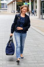 KATIE DERHAM Leaves BBC Breakfast Studios in Manchester 09/02/2016