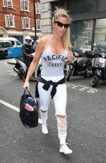 KATIE PRICE Arrives at BBC Radio 2 Studio in London 09/22/2016