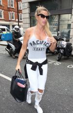 KATIE PRICE Arrives at BBC Radio 2 Studio in London 09/22/2016