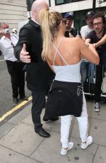 KATIE PRICE Arrives at BBC Radio 2 Studio in London 09/22/2016