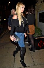 KATIE PRICE Night Out in Manchester 09/27/2016