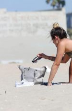 KATIE WAISSEL in Swimsuit at a Beach in Santa Monica 09/19/2016