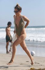 KATIE WAISSEL in Swimsuit at a Beach in Santa Monica 09/19/2016
