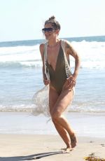 KATIE WAISSEL in Swimsuit at a Beach in Santa Monica 09/19/2016