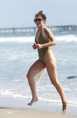 KATIE WAISSEL in Swimsuit at a Beach in Santa Monica 09/19/2016