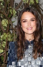 KEIRA KNIGHTLEY at Chanel Fine Jewelry Dinner at Bergdorf Goodman in New York 09/06/2016