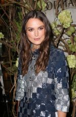 KEIRA KNIGHTLEY at Chanel Fine Jewelry Dinner at Bergdorf Goodman in New York 09/06/2016