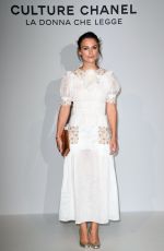 KEIRA KNIGHTLEY at Culture Chanel Exhibition Opening in Venice 09/15/2016