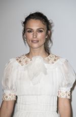 KEIRA KNIGHTLEY at Culture Chanel Exhibition Opening in Venice 09/15/2016