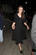KEIRA KNIGHTLEY Leaves 34 Restaurant in London 09/26/2016