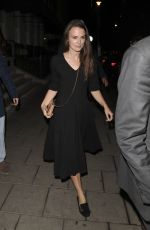 KEIRA KNIGHTLEY Leaves 34 Restaurant in London 09/26/2016